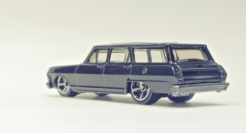 Illustration for article titled Custom 64 Nova Wagon and the van from Old School!!